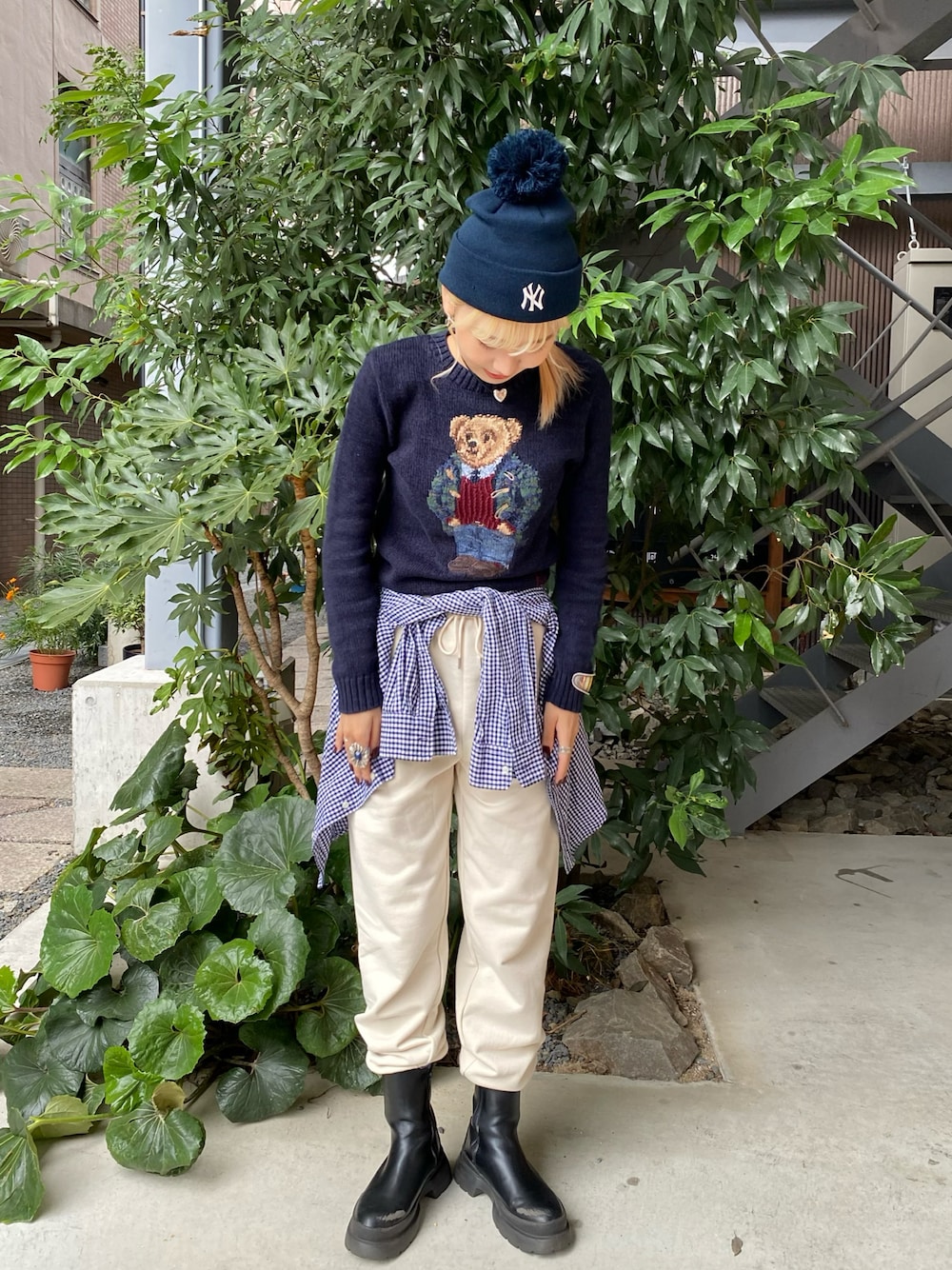 ラルフローレン ニット セーター　ポロベア　バンダナ　polo 美品 ポロ ラルフローレン ニット セーター ポロベア バンダナ polo 新作