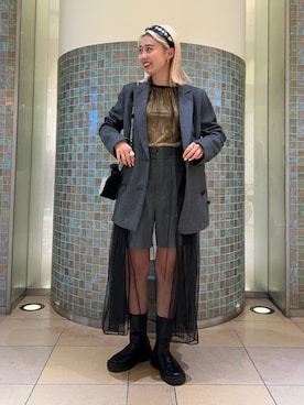 AKARIさん（レディース・160cm）の秋コーディネート