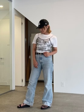 「アイテム（キャミソール）」を使った、takasugiさん（レディース・171cm）の夏コーディネート