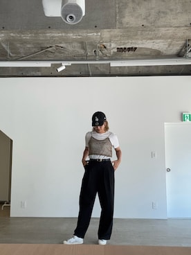 「アイテム（キャミソール）」を使った、takasugiさん（レディース・171cm）の夏コーディネート