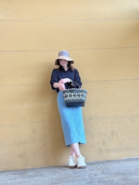 「アイテム（スカート）」を使った、Rieさん（レディース・168cm・50代）の冬コーディネート