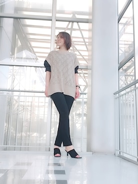「アイテム（パンツ）」を使った、Rieさん（レディース・168cm・50代）の夏コーディネート
