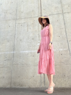 「アイテム（シューズ、その他）」を使った、Rieさん（レディース・168cm）の夏コーディネート