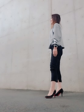 「アイテム（パンツ）」を使った、Rieさん（レディース・168cm・50代）の冬コーディネート