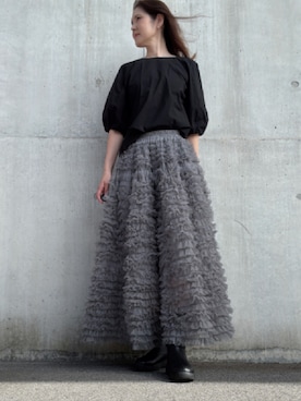 Rieさん（レディース・168cm・50代）の秋コーディネート