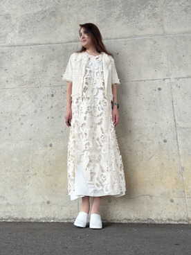 「アイテム（ワンピース/ドレス）」を使った、Rieさん（レディース・168cm・50代）の秋コーディネート