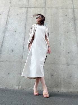 「アイテム（ワンピース/ドレス）」を使った、Rieさん（レディース・168cm・50代）の秋コーディネート