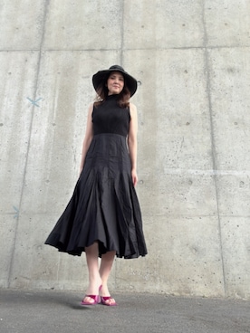 「ZARA（ザラ）のアイテム」を使った、Rieさん（レディース・168cm）の夏コーディネート