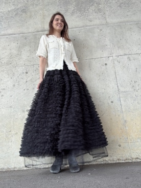 「アイテム（トップス）」を使った、Rieさん（レディース・168cm・50代）の秋コーディネート