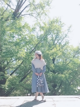「アイテム（ワンピース/ドレス）」を使った、Rieさん（レディース・168cm・40代）の冬コーディネート