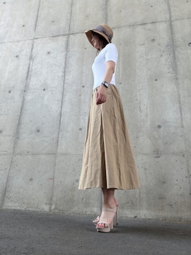 「アイテム（ワンピース/ドレス）」を使った、Rieさん（レディース・168cm・50代）の秋コーディネート