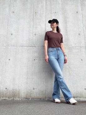 「アイテム（パンツ）」を使った、Rieさん（レディース・168cm・50代）の秋コーディネート