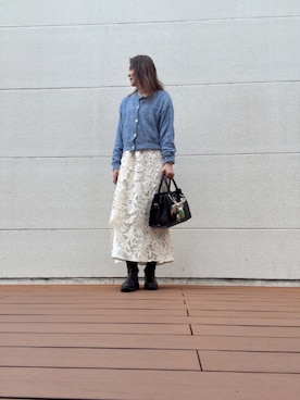 Rieさん（レディース・168cm）の冬コーディネート