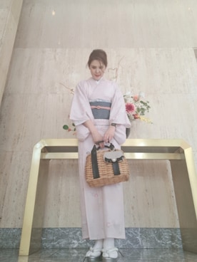 「no brand（ノーブランド）のアイテム（フォーマルスーツ/小物、シルバー系）」を使った、Rieさん（レディース・168cm）の秋コーディネート