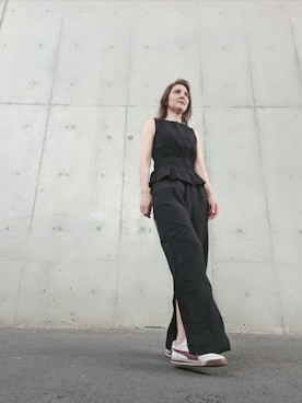 「GAP（ギャップ）のアイテム」を使った、Rieさん（レディース・168cm）の夏コーディネート