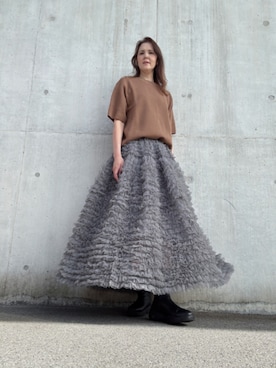 「アイテム（ニット/セーター）」を使った、Rieさん（レディース・168cm・50代）の秋コーディネート