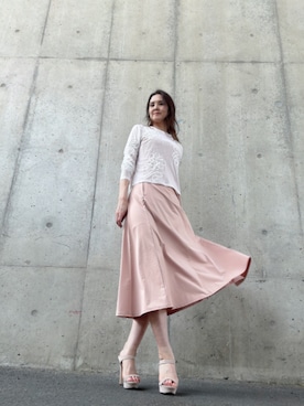 「アイテム（ワンピース/ドレス）」を使った、Rieさん（レディース・168cm・50代）の秋コーディネート