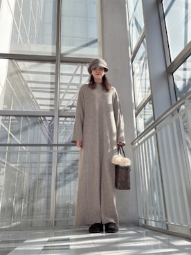 Rieさん（レディース・168cm）の冬コーディネート