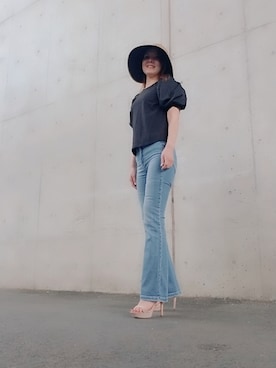 「アイテム（パンツ）」を使った、Rieさん（レディース・168cm・50代）の秋コーディネート