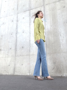 「OPAQUE.CLIP（オペークドットクリップ）のアイテム」を使った、Rieさん（レディース・168cm）の春コーディネート