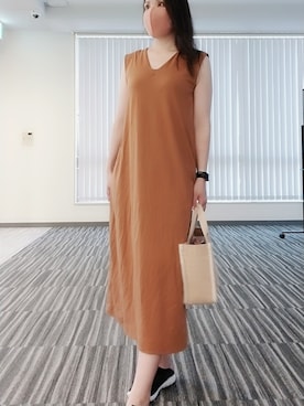「アイテム（ワンピース/ドレス）」を使った、Rieさん（レディース・168cm・40代）の夏コーディネート
