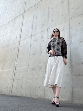 「アイテム（ワンピース/ドレス）」を使った、Rieさん（レディース・168cm・50代）の冬コーディネート