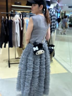 「アイテム（バッグ）」を使った、Rieさん（レディース・168cm・50代）の秋コーディネート