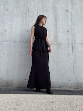 「アイテム（スカート）」を使った、Rieさん（レディース・168cm・50代）の秋コーディネート