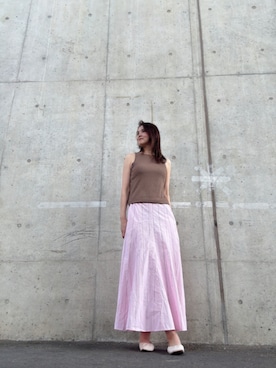 「しまむら」｜Rieさん（レディース・168cm）の秋コーディネート