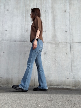 「アイテム（パンツ）」を使った、Rieさん（レディース・168cm・50代）の秋コーディネート