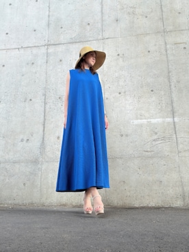 「アイテム（ワンピース/ドレス）」を使った、Rieさん（レディース・168cm・50代）の夏コーディネート