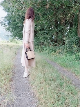 「Chaos（カオス）のアイテム」を使った、Rieさん（レディース・168cm）の秋コーディネート