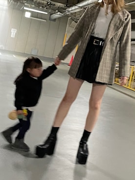 「2児のママ」｜Rさん（レディース・160cm）の冬コーディネート