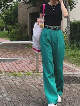 「2児のママ」｜Rさん（レディース・160cm）の夏コーディネート