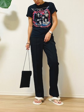 「allery（アレリー）のアイテム（バッグ）」を使った、ai*さん（レディース・165cm）の夏コーディネート