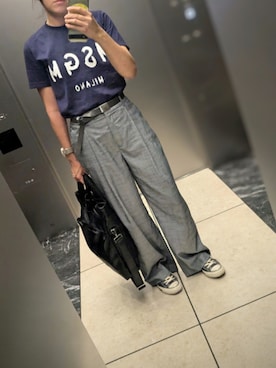 「MSGM（エムエスジーエム）のアイテム」を使った、ai*さん（レディース・165cm）の夏コーディネート