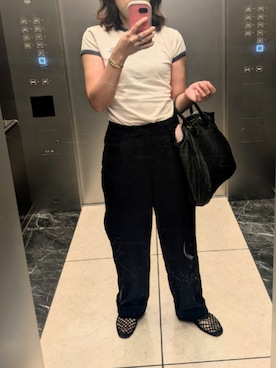「Calvin Klein（カルバン・クライン）のアイテム」を使った、ai*さん（レディース・165cm）の夏コーディネート