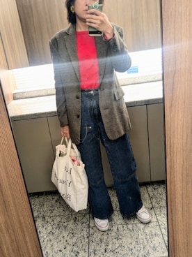 「THROW by SLY（スローバイスライ）のアイテム」を使った、ai*さん（レディース・165cm）の春コーディネート