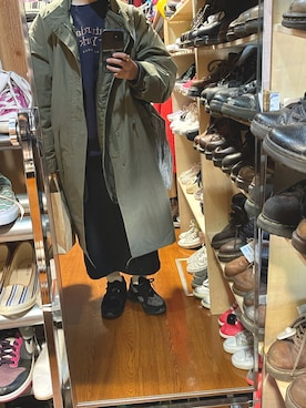 「Saturdays NYC（サタデーズ ニューヨークシティ ）のアイテム（スウェット）」を使った、luuさん（レディース・156cm）の秋コーディネート