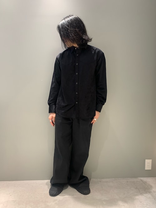 LOVELESS（ラブレス） シャツ エンボスベロアシャツアウター メンズ