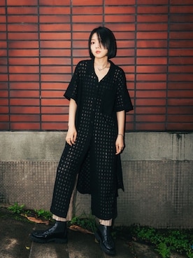 「HEREU（ヘリュー）のアイテム」を使った、flightless さん（レディース・151cm）の春コーディネート