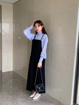 Elania.hさん（レディース・156cm）の冬コーディネート