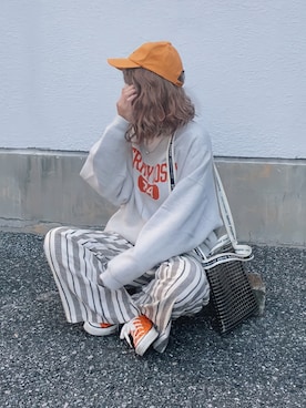 「HWG_5（エイチダブルゴー）のアイテム」を使った、舞妓さん（レディース・160cm）の春コーディネート