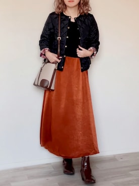 「RODE SKO」｜「アイテム（ブルゾン）」を使った、舞妓さん（レディース・160cm）の秋コーディネート