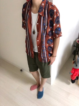「LGBT」｜「アイテム（アクセサリー）」を使った、lonewolf- FTXさん（レディース・161cm）の夏コーディネート