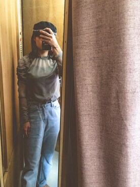 「アイテム（その他トップス）」を使った、pizzaさん（レディース・158cm・20代）の秋コーディネート
