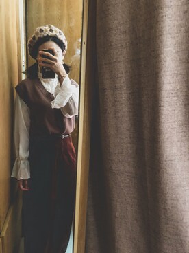 「アイテム（その他トップス）」を使った、pizzaさん（レディース・158cm・20代）の秋コーディネート