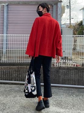 「アンリアレイジ」｜HIROMUさん（メンズ・185cm）の春コーディネート