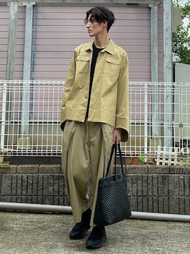 「アンリアレイジ」｜HIROMUさん（メンズ・185cm）の夏コーディネート