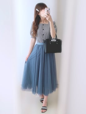 𝕐𝕦𝕜𝕚◡̈*♡さん（レディース・160cm）の夏コーディネート